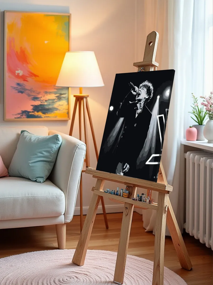 Картина по номерам «Три дня дождя: Глеб на концерте» — картинка 9