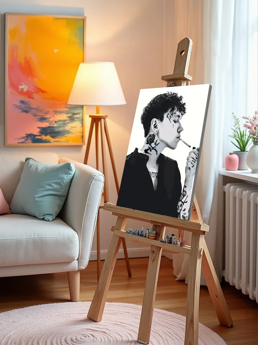 Картина по номерам «Три дня дождя: Глеб Викторов с сигаретой» — картинка 9