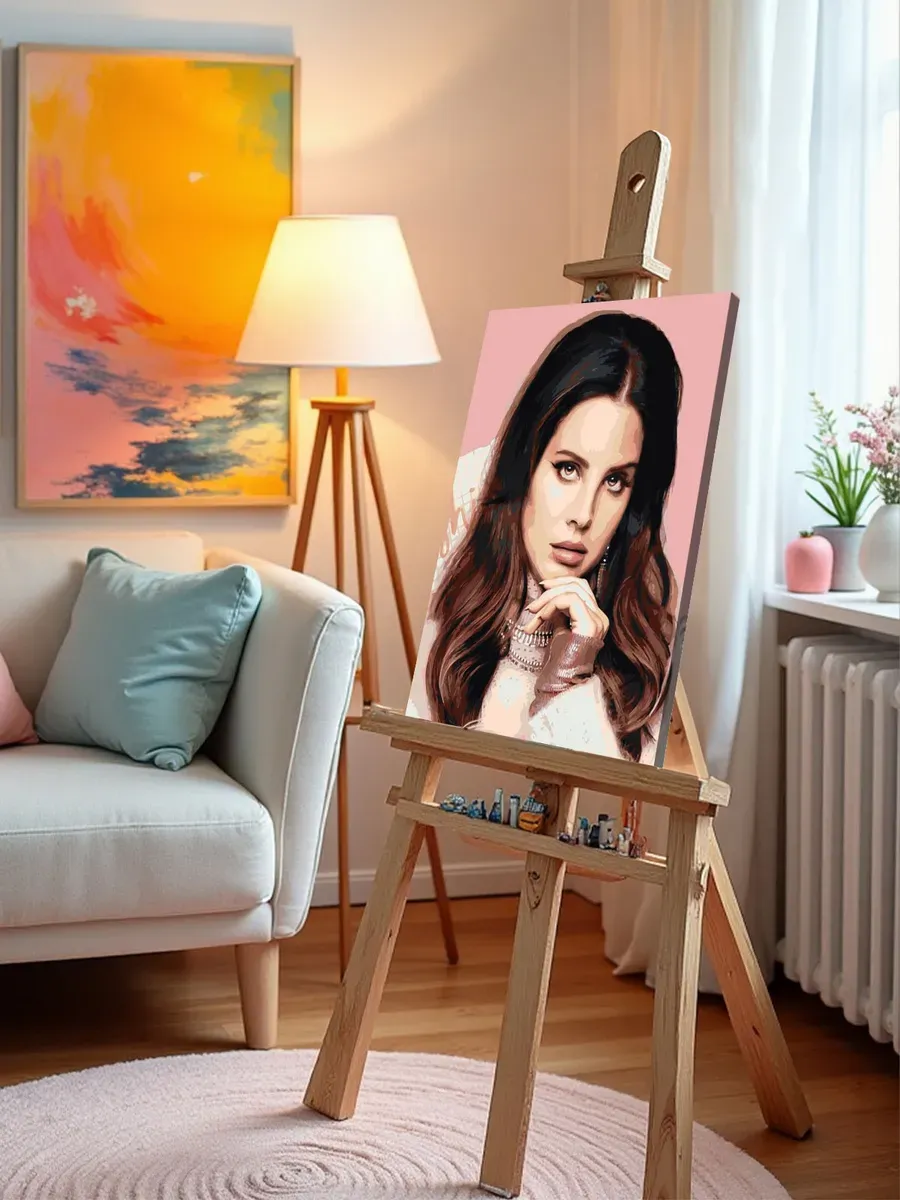 Картина по номерам «Lana Del Rey Лана Дель Рей 3» — картинка 9