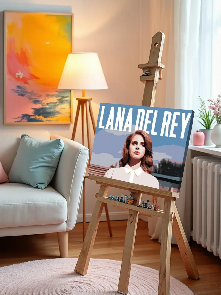 Картина по номерам «Lana Del Rey Лана Дель Рей: Обложка альбома 3» — картинка 9