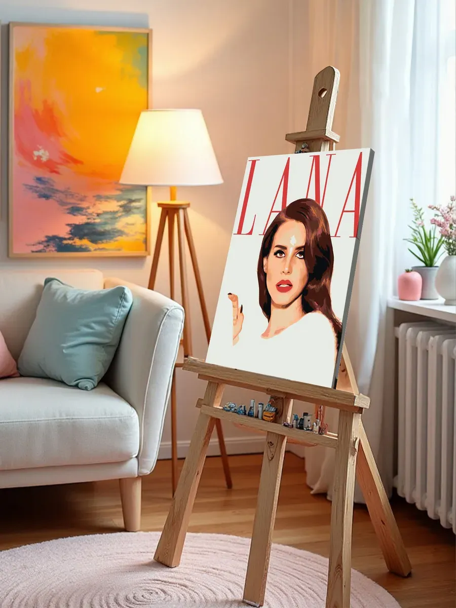 Картина по номерам «Lana Del Rey Лана Дель Рей 11» — картинка 9