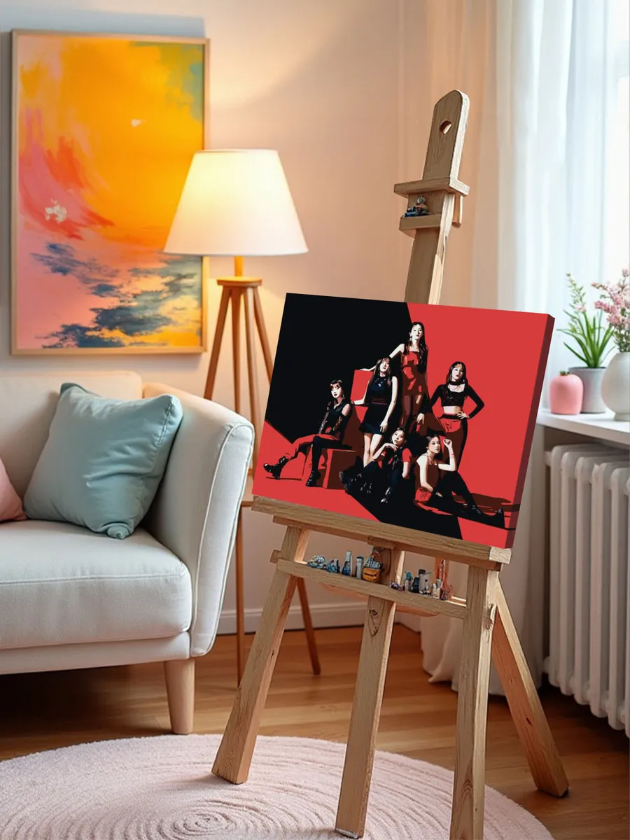 Картина по номерам «K-POP группа (G)I-dle Джи Айдл 3» — картинка 10