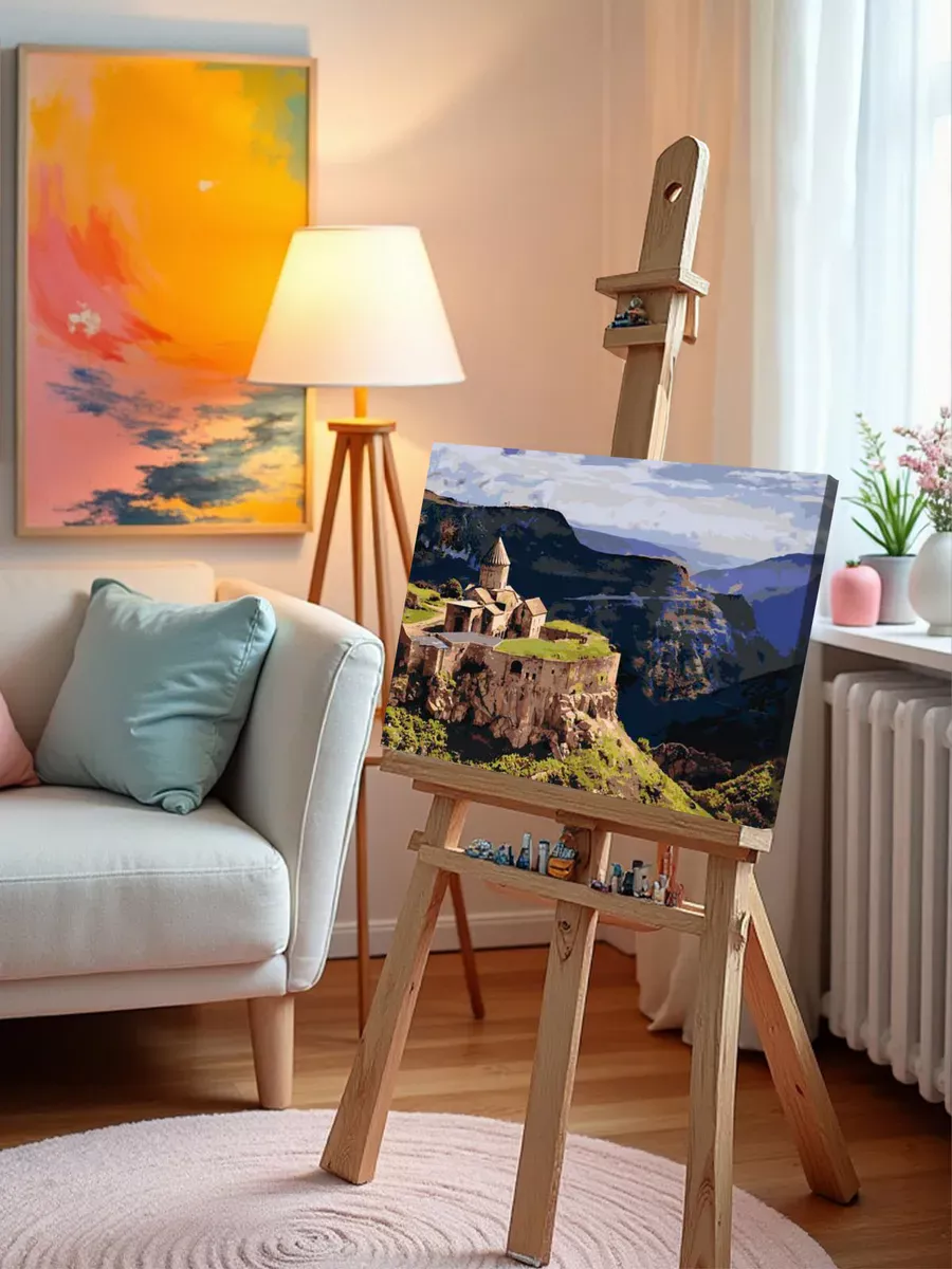 Картина по номерам «Армения: монастырь Татев в горах 2» — картинка 9