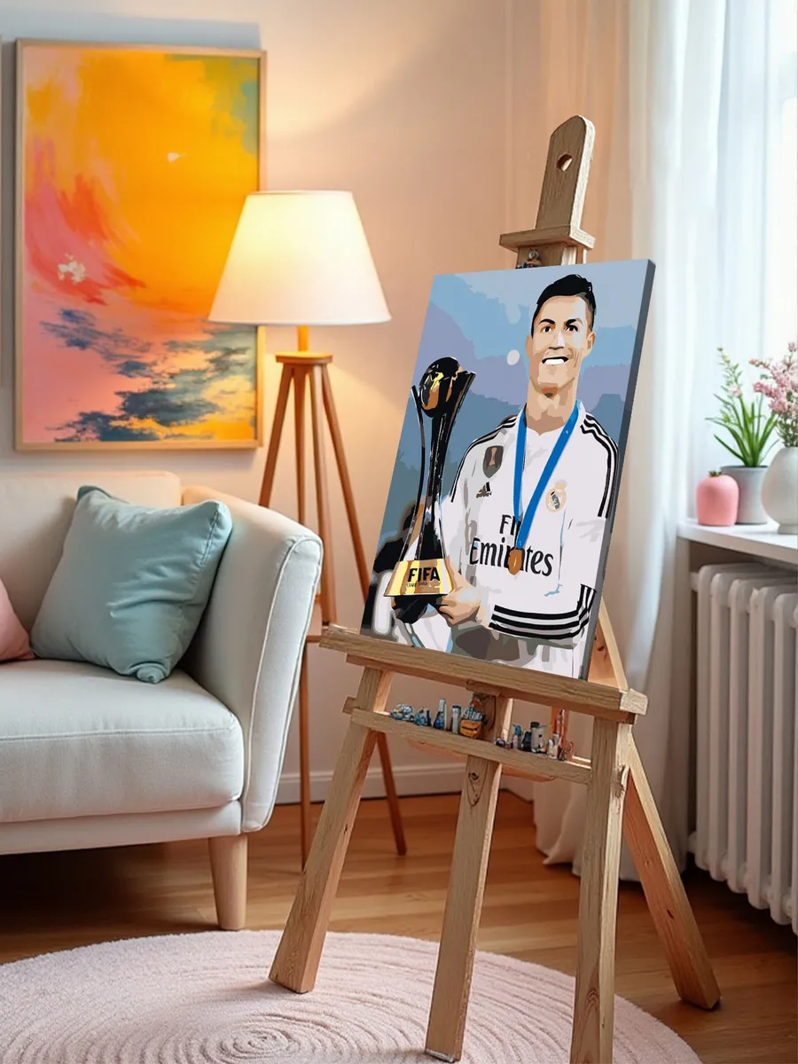 Картина по номерам «Рональдо» — картинка 9