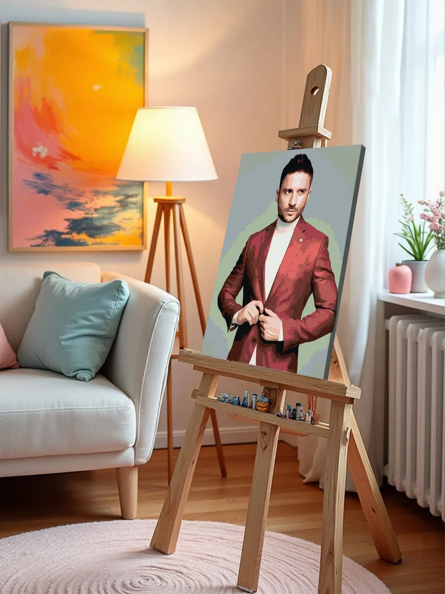 Картина по номерам «Российский музыкант Сергей Лазарев 5» — картинка 9