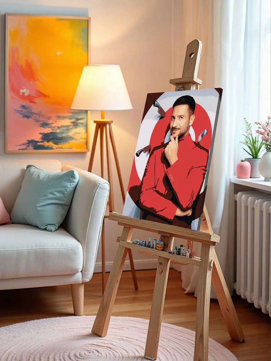 Картина по номерам «Российский музыкант Сергей Лазарев 8» — картинка 9