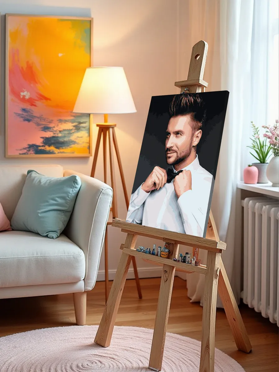 Картина по номерам «Российский музыкант Сергей Лазарев 14» — картинка 9