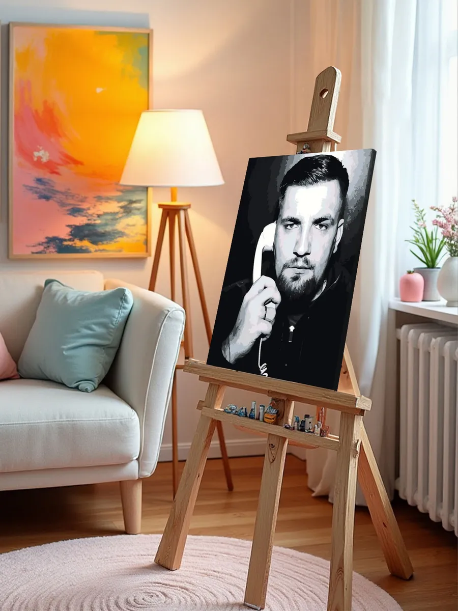 Картина по номерам «Рэпер Баста Василий Вакуленко 6» — картинка 10