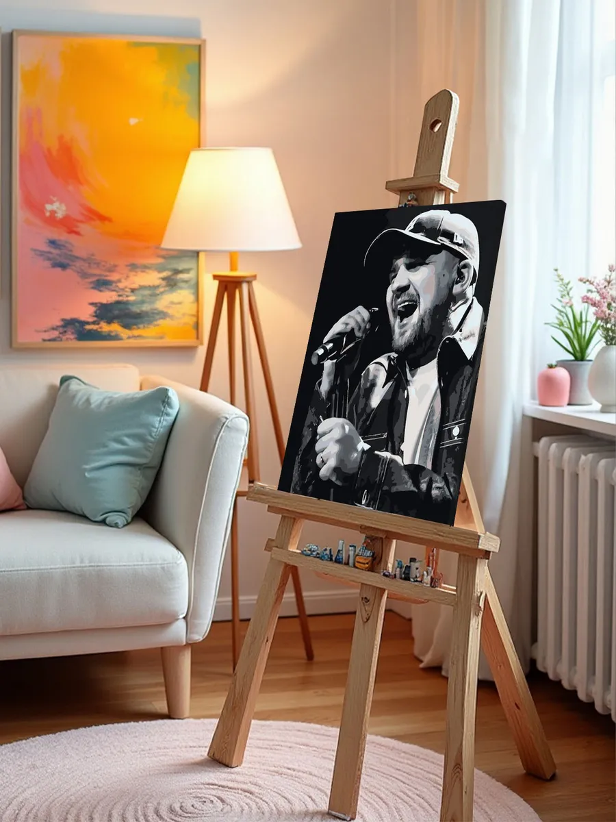 Картина по номерам «Рэпер Баста Василий Вакуленко 9» — картинка 10