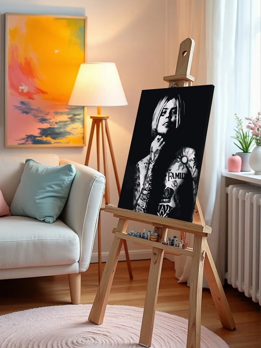 Картина по номерам «Рок и рэп музыкант Джизус DZHIZUS 4» — картинка 10