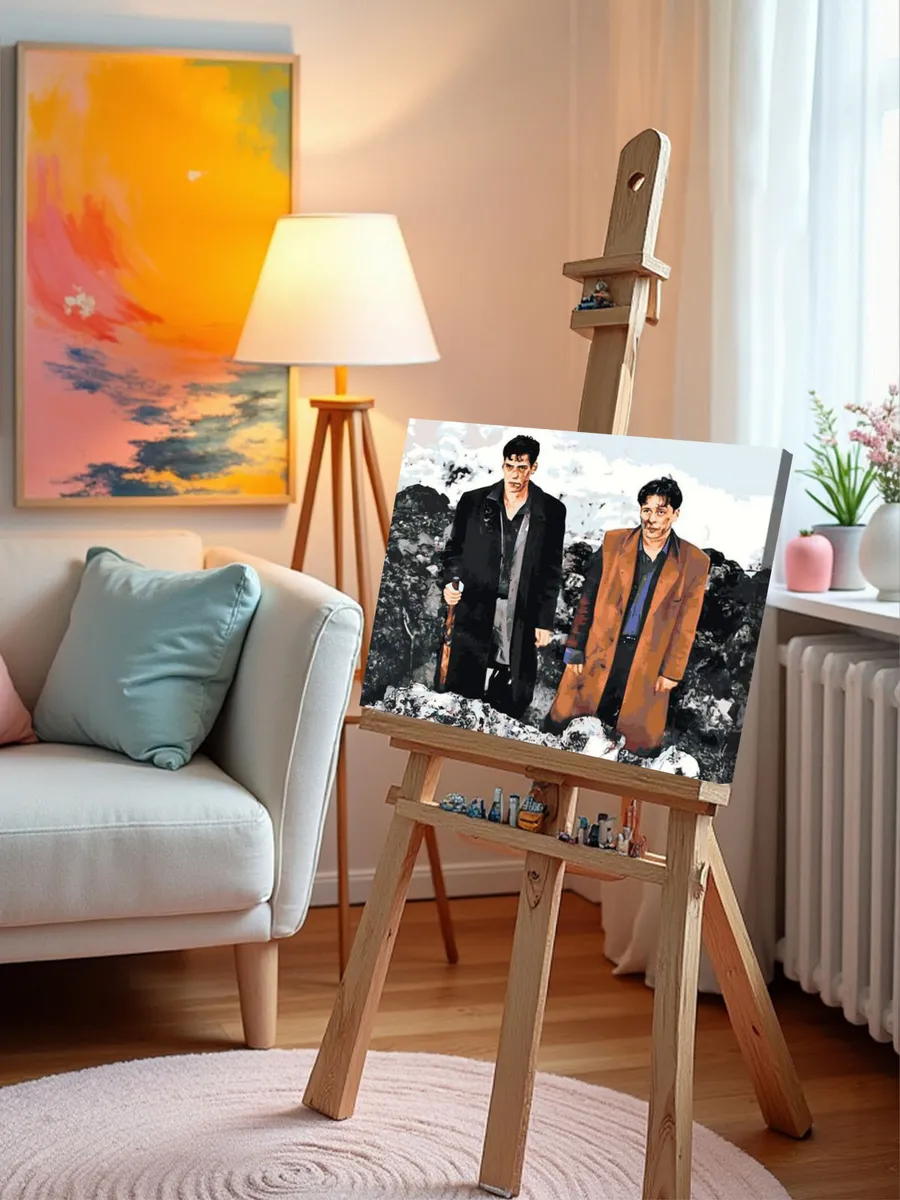 Картина по номерам «Бригада: Пчёла и Кос» — картинка 10