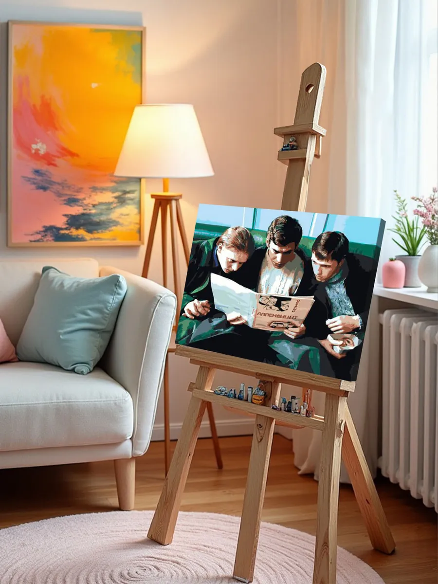 Картина по номерам «Бригада: Пчёла, Кос и Фил 2» — картинка 10