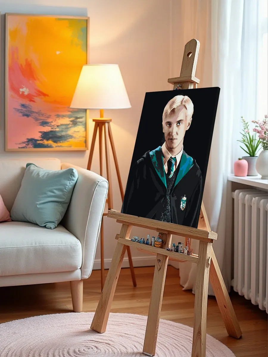 Картина по номерам «Гарри Поттер: Драко Малфой 3» — картинка 9