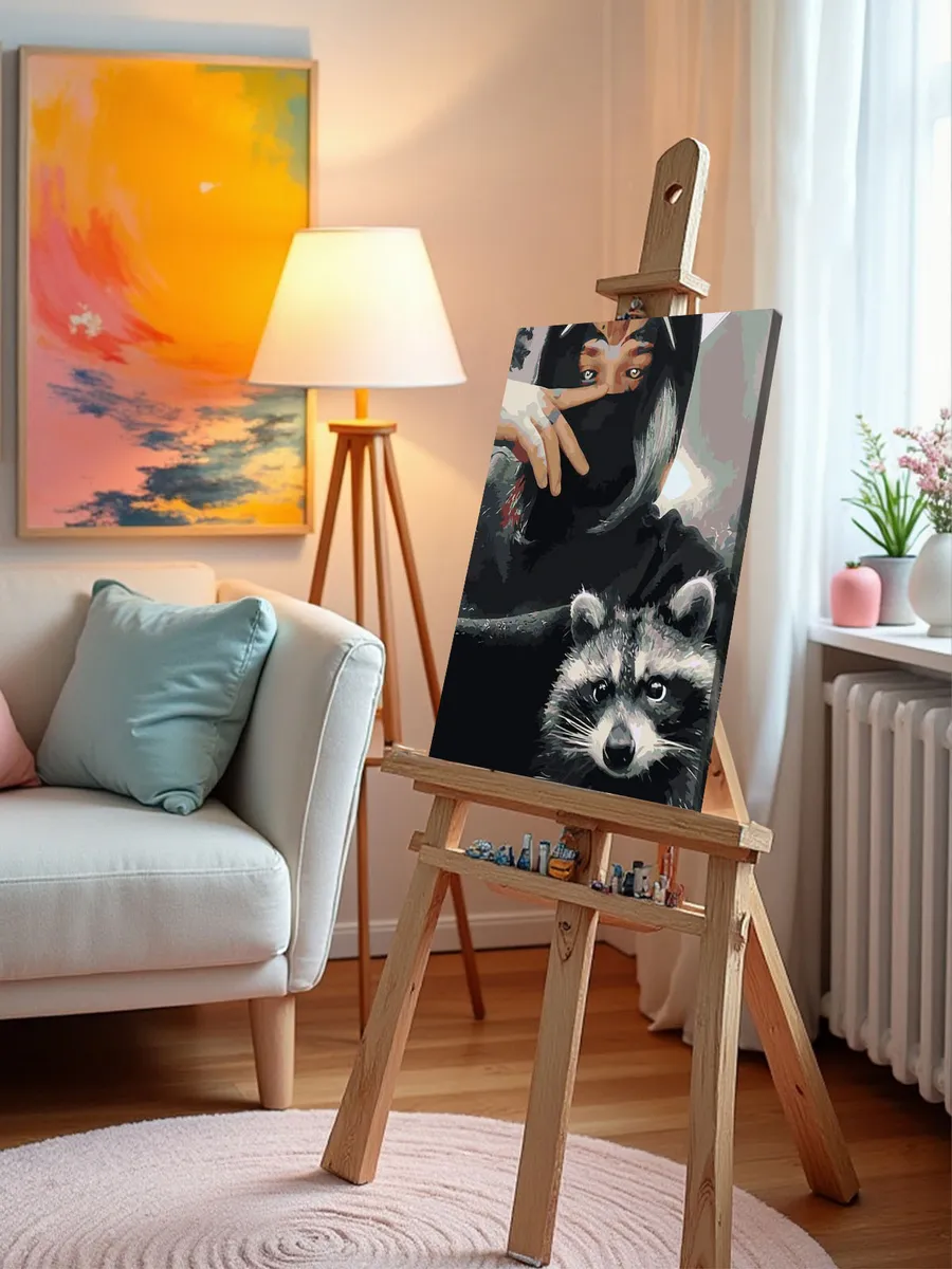 Картина по номерам «Рок и рэп андеграунд музыкант Кишлак 16» — картинка 9