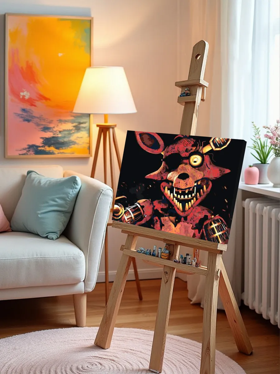 Картина по номерам «Фнаф Five nights at Freddy's Фокси» — картинка 9