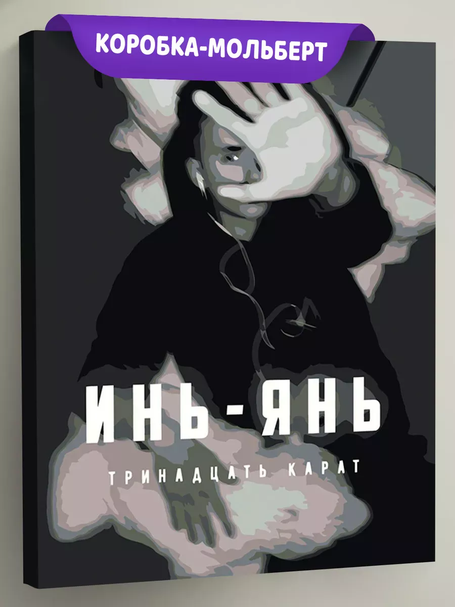 Картина по номерам «Поп-рок музыкант 13 тринадцать карат 10»