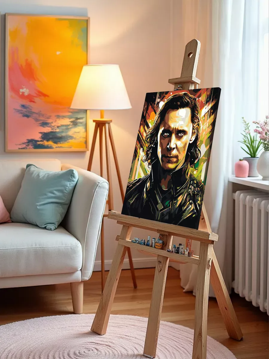 Картина по номерам «Марвел Marvel: Бог обмана Локи 3» — картинка 9