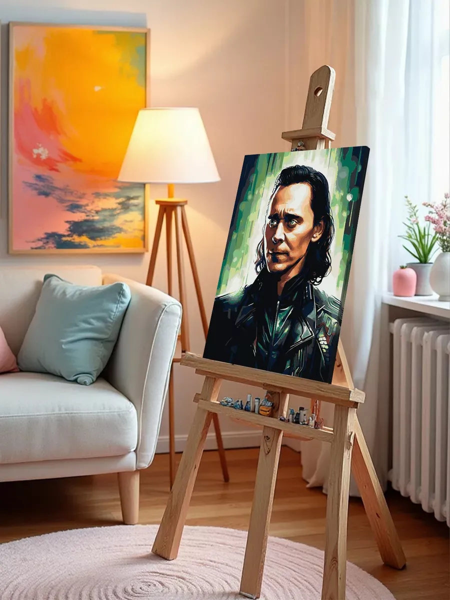 Картина по номерам «Марвел Marvel: Бог обмана Локи 4» — картинка 9