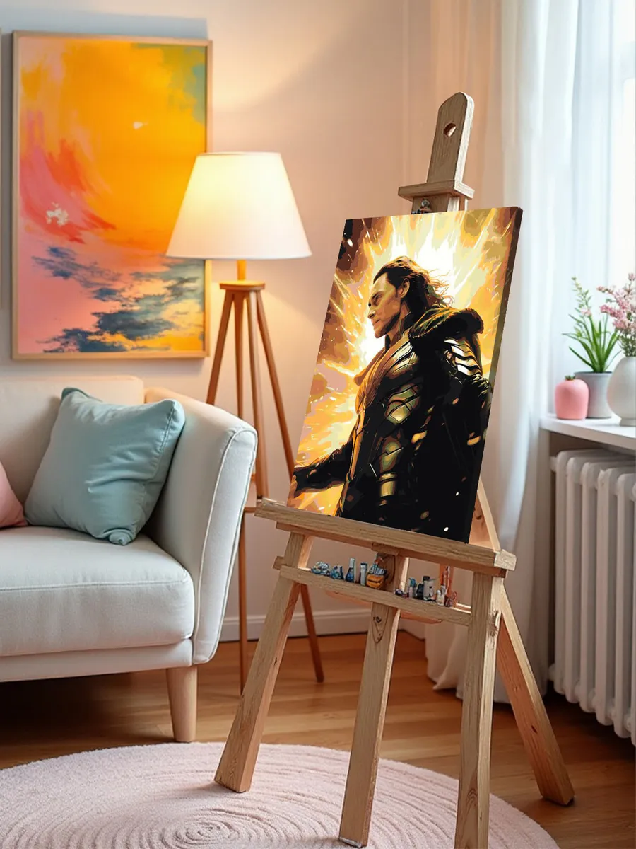 Картина по номерам «Марвел Marvel: Бог обмана Локи 7» — картинка 9