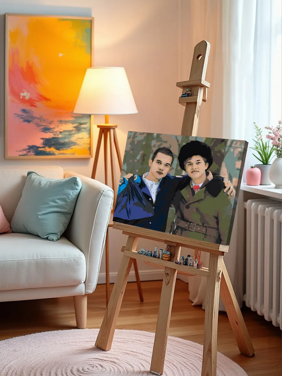 Картина по номерам «Сериал Слово пацана: Марат и Андрей» — картинка 9