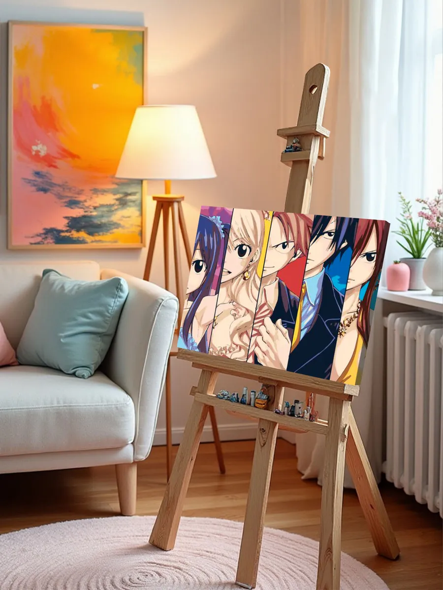 Картина по номерам «Аниме манга Хвост Феи Fairy Tale 3 40х50» — картинка 9