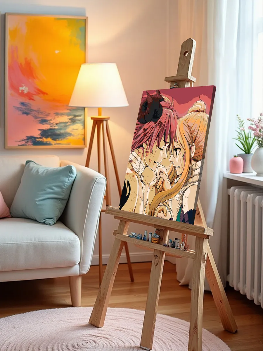 Картина по номерам «Аниме манга Хвост Феи Fairy Tale 4 40х50» — картинка 9