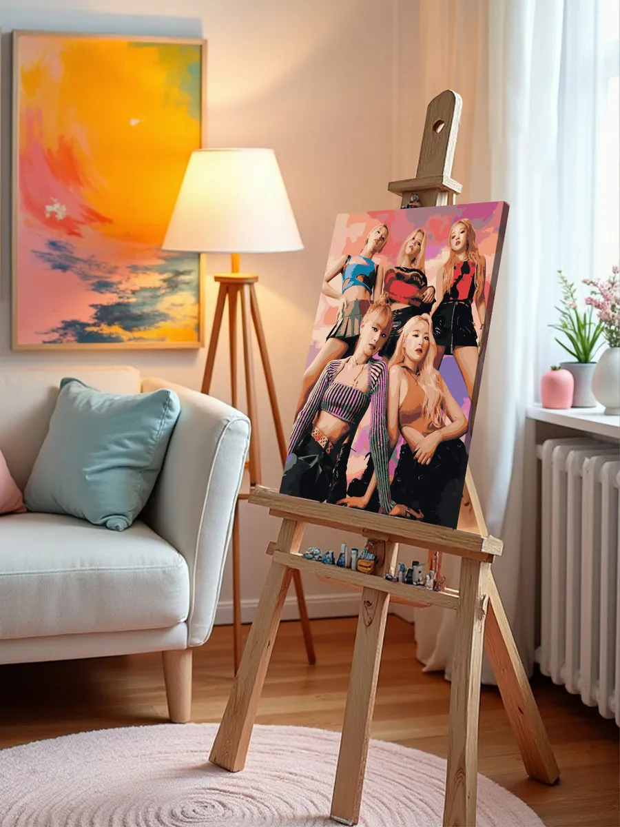 Картина по номерам «KPOP кпоп группа GI-dle Джи Айдл 40х50» — картинка 10