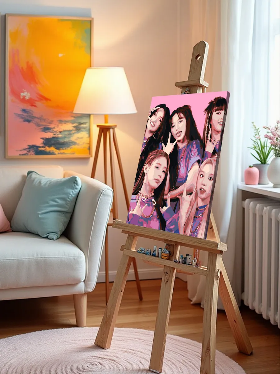 Картина по номерам «KPOP кпоп группа GI-dle Джи Айдл 40х50» — картинка 10