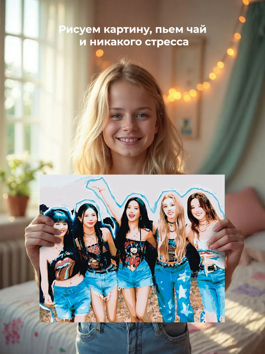 Картина по номерам «KPOP кпоп группа GI-dle Джи Айдл 40х50» — картинка 7