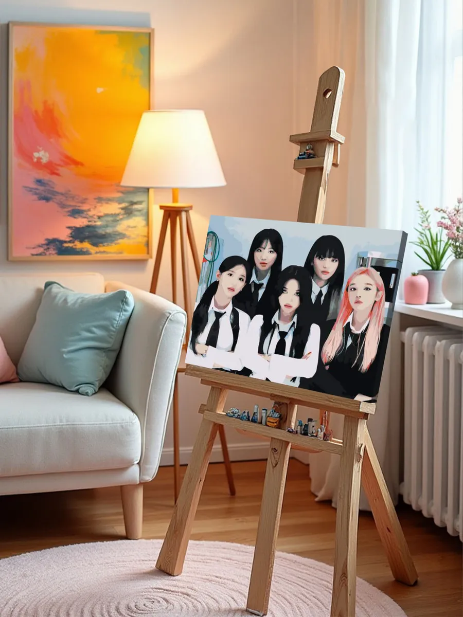 Картина по номерам «KPOP кпоп группа GI-dle Джи Айдл 40х50» — картинка 10