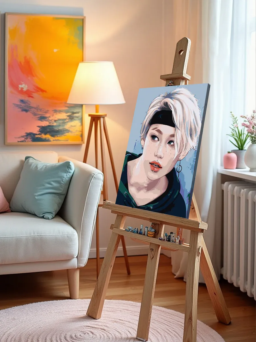 Картина по номерам «Stray Kids Стрей Кидс KPOP кпоп: Феликс» — картинка 10