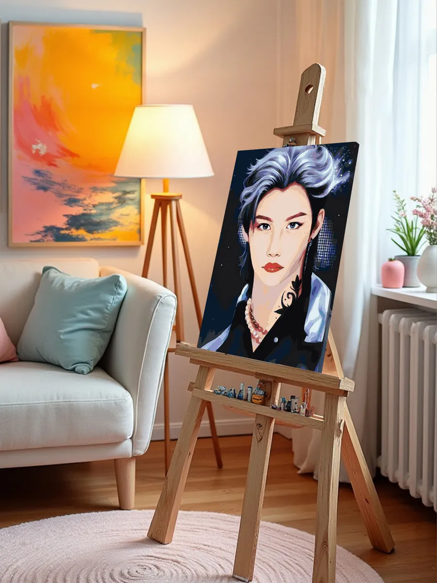 Картина по номерам «Stray Kids Стрей Кидс KPOP кпоп: Феликс» — картинка 10