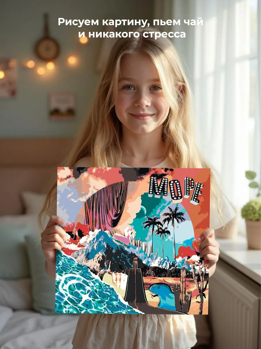 Картина по номерам «Mayot Майот Моет и Федук Feduk: Море» — картинка 6