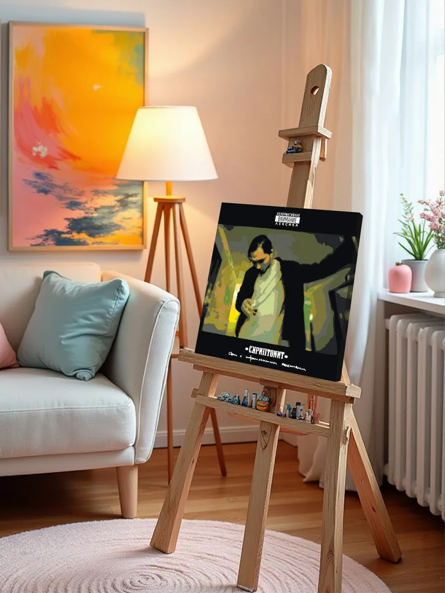 Картина по номерам «Скриптонит рэпер Адиль: Дом с нормальными» — картинка 10