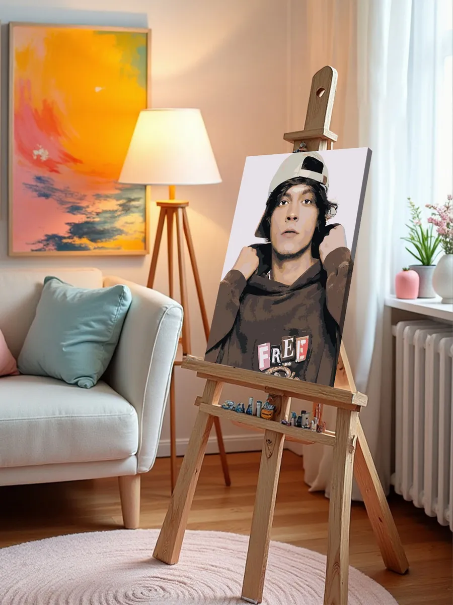 Картина по номерам «OG buda ОГ буда рэпер: Портрет 40х50» — картинка 10