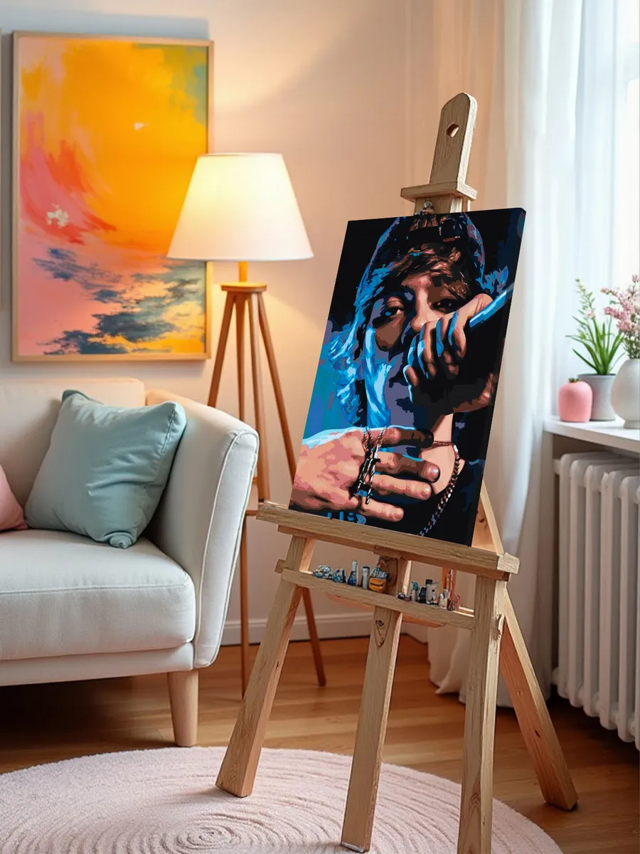 Картина по номерам «OG buda ОГ буда рэпер: На сцене 40х50» — картинка 10