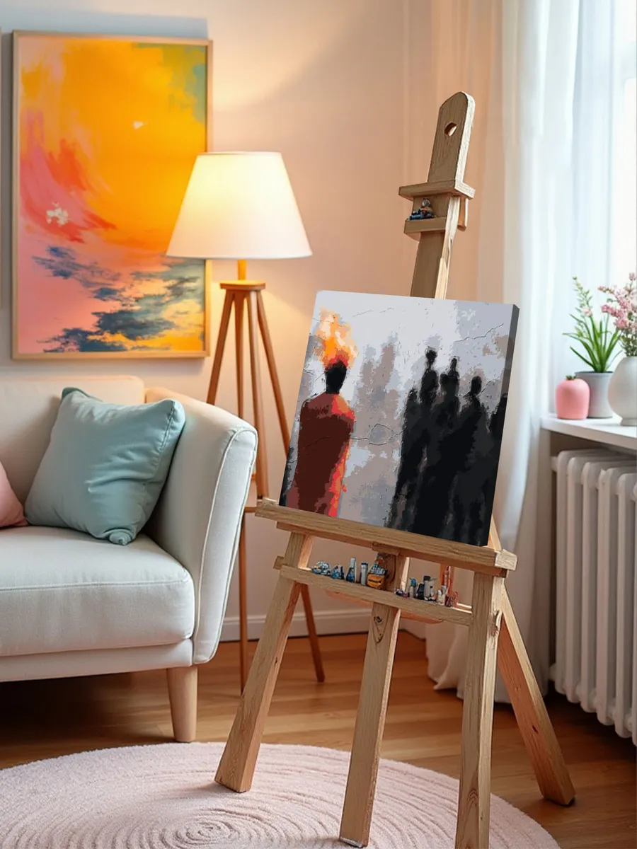 Картина по номерам «Рок и рэп музыкант Джизус DZHIZUS альбом» — картинка 10