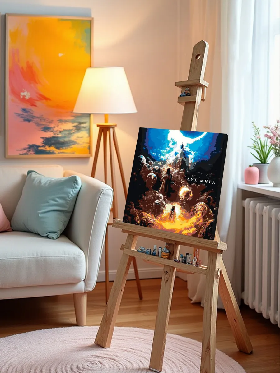 Картина по номерам «Рок и рэп музыкант Джизус DZHIZUS альбом» — картинка 10