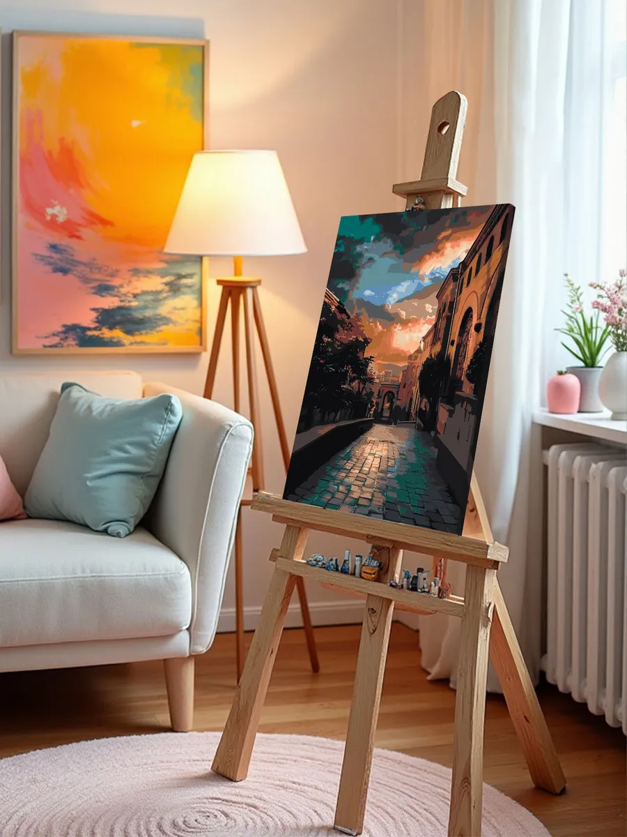 Картина по номерам «Армения: вечерний город Ереван 40x50» — картинка 10