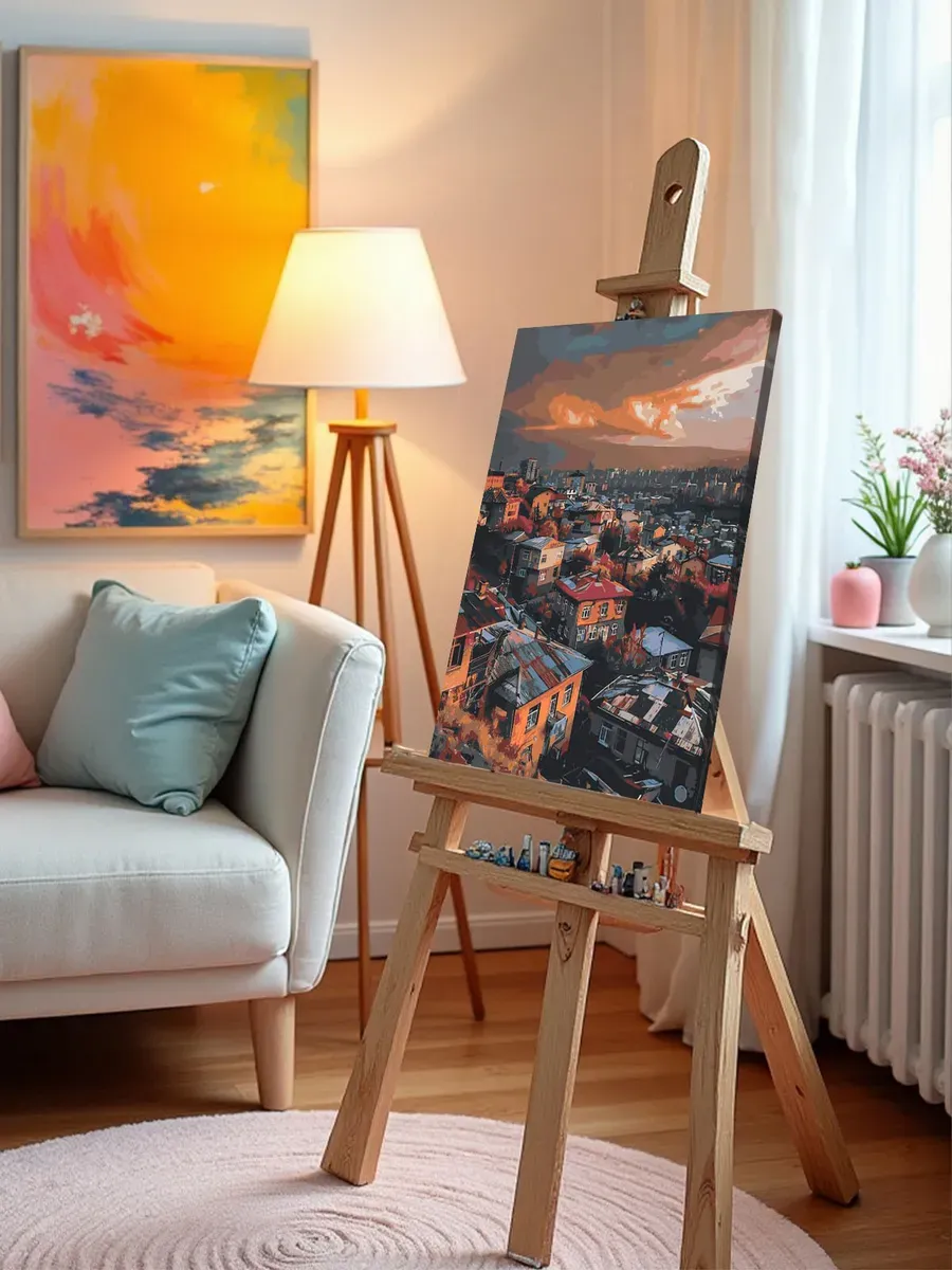 Картина по номерам «Армения: вечерний город Ереван 40x50» — картинка 10