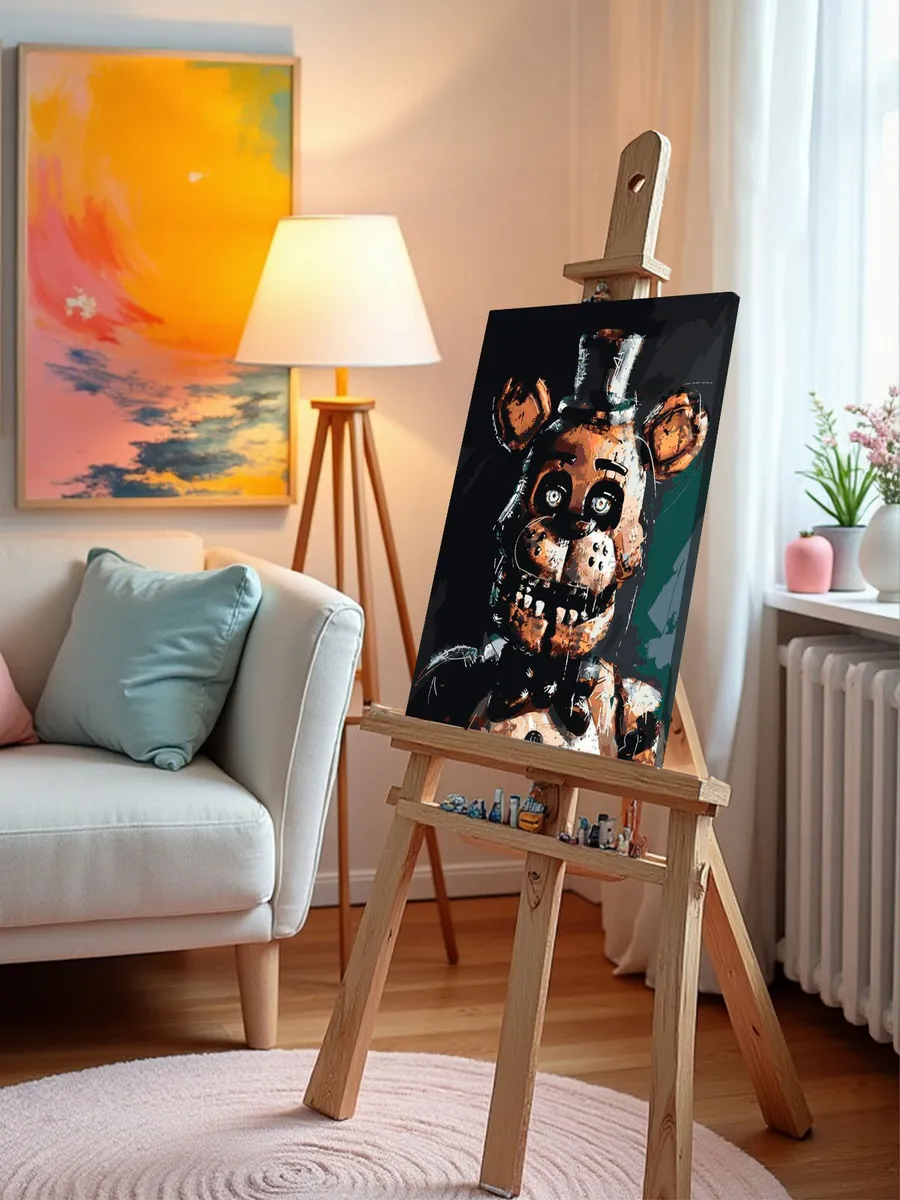 Картина по номерам «Фнаф Five nights at Freddy's Фредди 40x50» — картинка 9