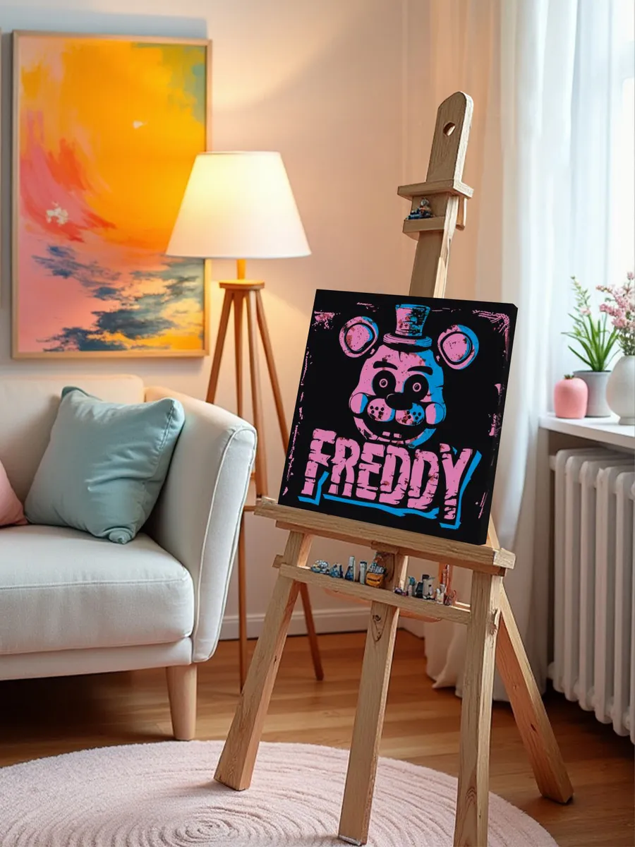 Картина по номерам «Фнаф Five nights at Freddy's Фредди 40x40» — картинка 9