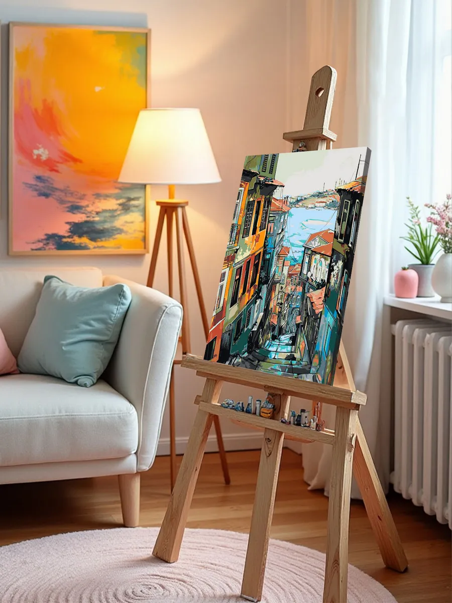 Картина по номерам «Город Стамбул, Турция: улочка 40x50» — картинка 10