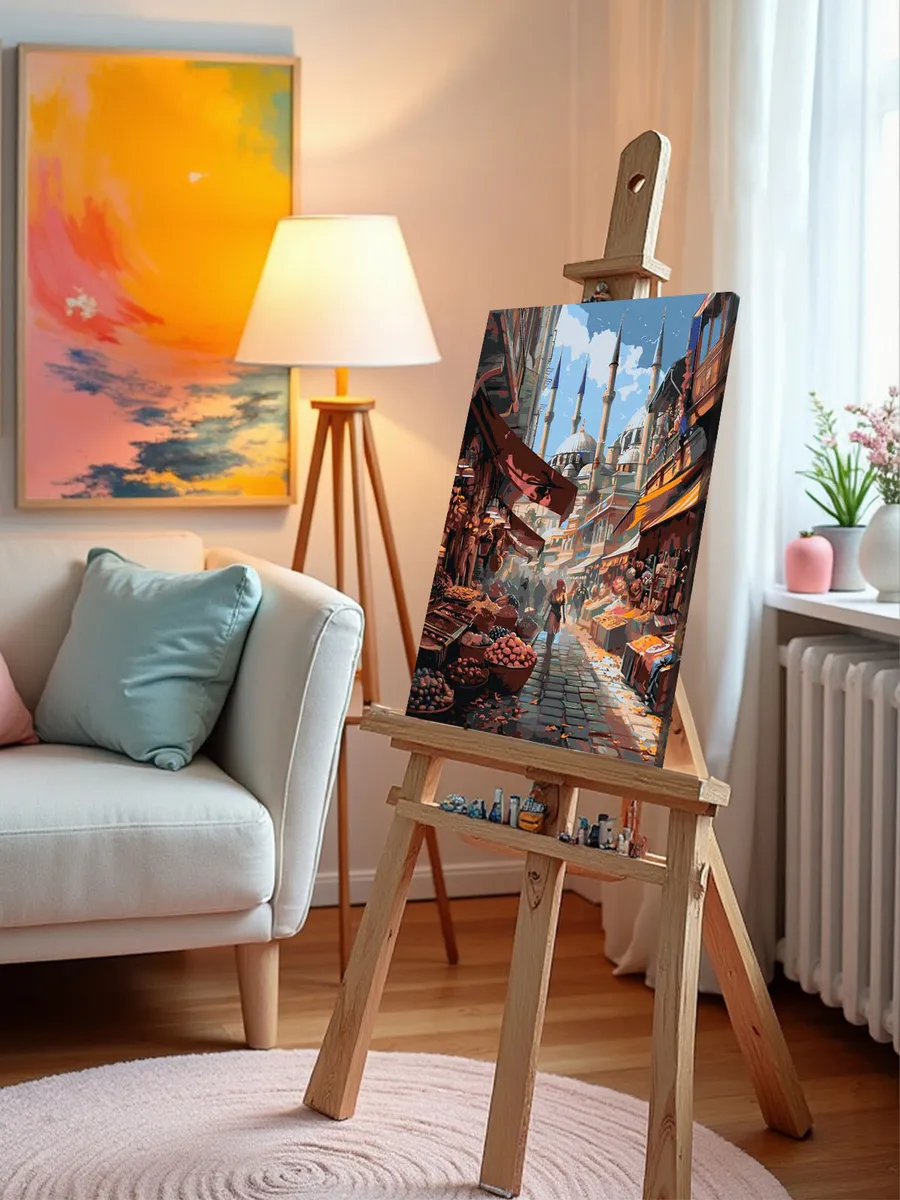 Картина по номерам «Город Стамбул, Турция: мечеть 40x50» — картинка 10