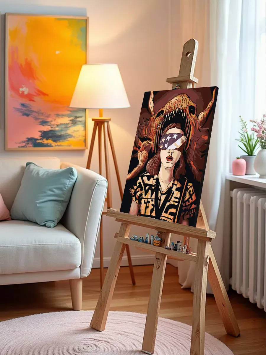 Картина по номерам «Очень странные дела ОСД Милли Бобби Браун» — картинка 10