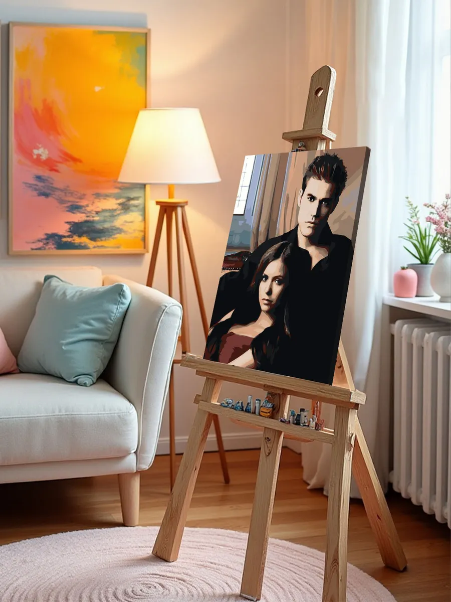 Картина по номерам «Дневники вампира: Елена и Стефан» — картинка 9