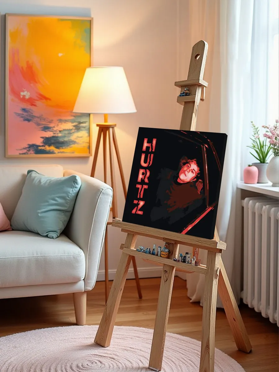 Картина по номерам «Рэп музыкант Toxis Токсис: Hurtz обложка» — картинка 10