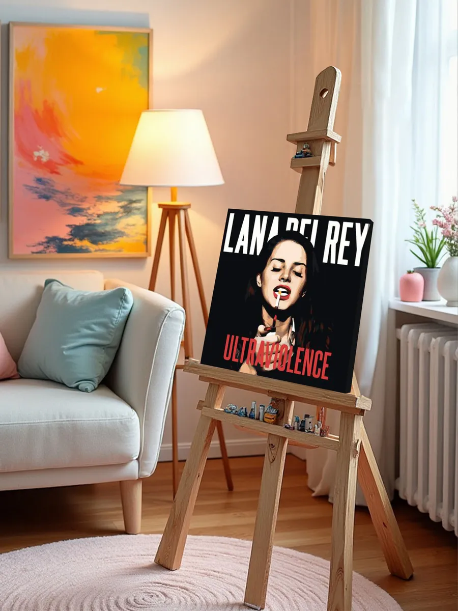 Картина по номерам «Lana Del Rey Лана Дель Рей: обложка арт» — картинка 9