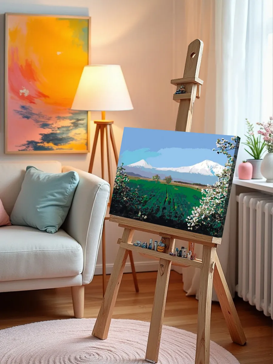 Картина по номерам «Армения: пейзаж, вид на Арарат 40x50» — картинка 10
