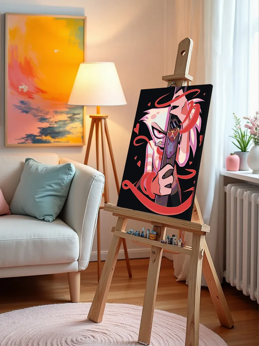 Картина по номерам «Отель Хазбин (Харбин): Энджел и Валентино» — картинка 10